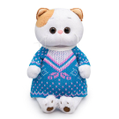 Мягкая игрушка BUDI BASA Кошка Ли-Ли в бирюзовом свитере 24 см