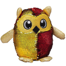 Мягкая игрушка Shimmeez (Шиммиз) плюшевые фигурки животных в пайетках, сова 20 см