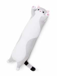 Мягкая игрушка СмолТойс Котенок серый 67 см