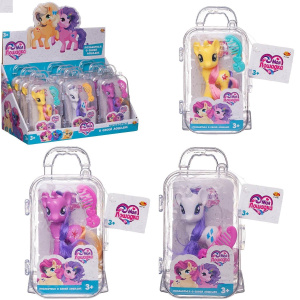 Игровой набор ABtoys Моя лошадка Пони в чемоданчике с аксессуарами, в ассортиментеСИМВОЛ ГОДА 2026 Игровой набор ABtoys Моя лошадка Пони в чемоданчике с аксессуарами, в ассортиментеСИМВОЛ ГОДА 2026