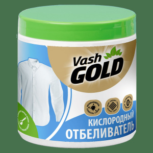 Кислородный пятновыводитель VASH GOLD для белого белья WHITE 550 г