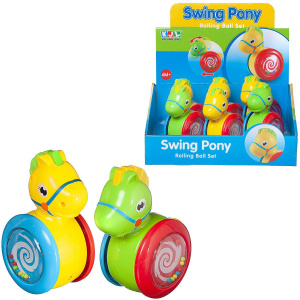 Игрушка для малышей. Неваляшка-лошадка, в дисплейной коробке по 6шт, цена за 1шт Игрушка для малышей. Неваляшка-лошадка, в дисплейной коробке по 6шт, цена за 1шт