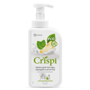Grass Crispi bio Пенка для посуды с соком груши и экстрактом базилика 550 мл