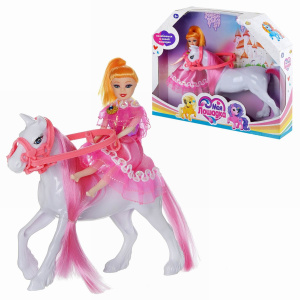 Игровой набор ABtoys Моя лошадка Куколка и белая лошадкаСИМВОЛ ГОДА 2026 Игровой набор ABtoys Моя лошадка Куколка и белая лошадкаСИМВОЛ ГОДА 2026