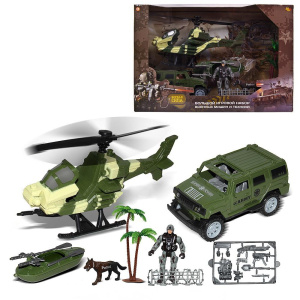 Игровой набор Abtoys Боевая сила Военная техника с фигуркой и аксессуарами