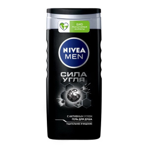 NIVEA MEN Гель для душа Сила угля 250мл