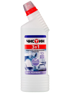 ЧИСТИН Средство санитарно-гигиеническое 3в1 с активным хлором 750 г