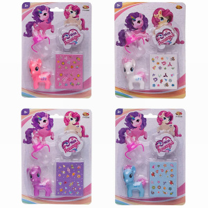 Игровой набор Abtoys Моя лошадка Пони-единорог с бутылочкой-поильником и наклейкамСИМВОЛ ГОДА 2026 Игровой набор Abtoys Моя лошадка Пони-единорог с бутылочкой-поильником и наклейкамСИМВОЛ ГОДА 2026
