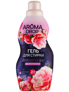 AROMA DROP Гель для стирки+кондиционер Aromatherapy Цветочный микс 1000 г
