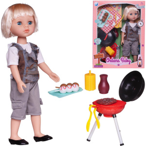 Игровой набор Junfa Ardana Baby Барбекю на природе с куклой блондинкой с короткими волосами 37,5см Игровой набор Junfa Ardana Baby Барбекю на природе с куклой блондинкой с короткими волосами 37,5см