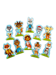 Развивающая игра Мастер Игрушек Половинки Жители леса