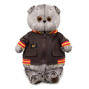 Кот Басик в кожаной куртке 22 см Кот Басик в кожаной куртке 22 см