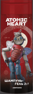 ATOMIC HEART Шампунь-гель тонизирующий 2в1 для мужчин 400мл