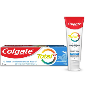 COLGATE Зубная паста TOTAL Профессионал Чистка Активная защита75 мл