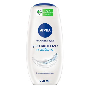 NIVEA Гель-уход для душа Увлажнение и забота (Hydra IQ) 250мл