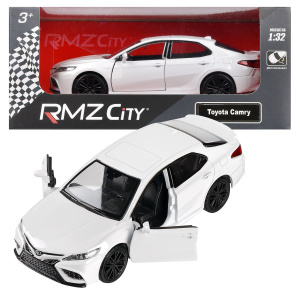 Машина металлическая RMZ City серия 1:32 Toyota Camry 2022, белый цвет, инерционный механизм, двери открываются Машина металлическая RMZ City серия 1:32 Toyota Camry 2022, белый цвет, инерционный механизм, двери открываются