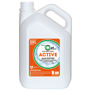 GREEN CAT Гель для стирки курток и кроссовок 3л GREEN CAT Гель для стирки курток и кроссовок 3л