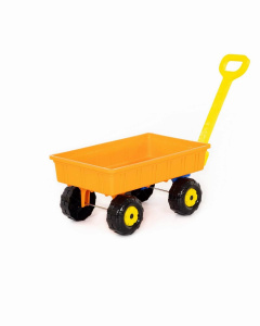 ПОЛЕСЬЕ Тележка Дачная 60х29,7х55,5см оранжевая