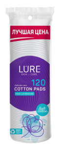LURE Ватные диски 120шт
