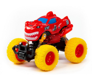 Машинка ПОЛЕСЬЕ Монстр РАЛЛИ "Акула" инерционный (со светом и звуком) (в коробке)