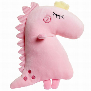 Мягкая игрушка Abtoys Supersoft Dreamy Динозаврик розовый, 20см