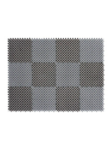 VORTEX Коврик ТРАВКА 42*56 см, черно-серый