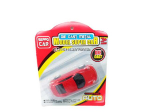 Машинка металлическая, 1:64, без механизмов, 4 вида и 8 цветов в ассортименте, 10x12x3см