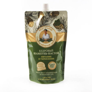 Рецепты бабушки Агафьи Шампунь-настой Питание и укрепление кедровый 500мл