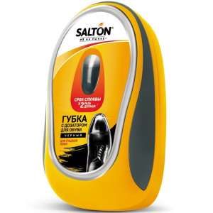 SALTON Губка для гладкой кожи с дозатором Черная