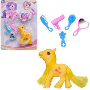 Игровой набор Abtoys Моя лошадка Пони единорог желтая с игровыми предметамиСИМВОЛ ГОДА 2026 Игровой набор Abtoys Моя лошадка Пони единорог желтая с игровыми предметамиСИМВОЛ ГОДА 2026