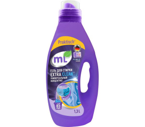 MEINE LIEBE Гель для стирки универсальный EXTRA CLEAN концентрат 1,3 л