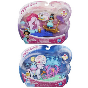 Кукла Hasbro Disney Princess маленькая с транспортом 2 вида (Жасмин, Золушка)