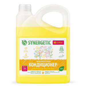 SYNERGETIC Кондиционер для белья Цветочная фантазия 2,75л