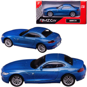 Машинка металлическая Uni-Fortune RMZ City 1:43 BMW Z4, Цвет Синий