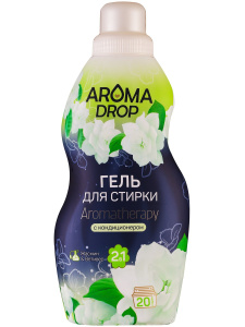 AROMA DROP Гель для стирки+кондиционер Aromatherapy Жасмин и Ветивер 1000 г