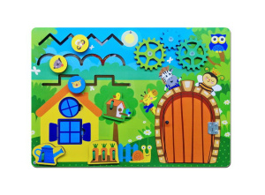 Развивающая доска Мастер Игрушек Бизиборд Волшебный лес