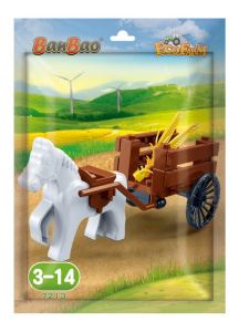 Конструктор Banbao (Банбао) "Лошадка с повозкой", в пакетике, 27 деталей Конструктор Banbao (Банбао) "Лошадка с повозкой", в пакетике, 27 деталей