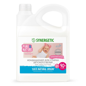 SYNERGETIC Кондиционер для белья Нежное прикосновение, для детского белья 2,75л