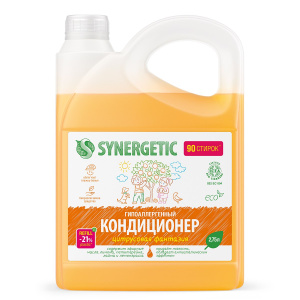 SYNERGETIC Кондиционер для белья Цитрусовая фантазия 2,75л
