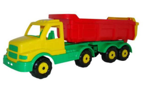 Автомобиль самосвал Сталкер, с полуприцепом 58х16,5х20 см.