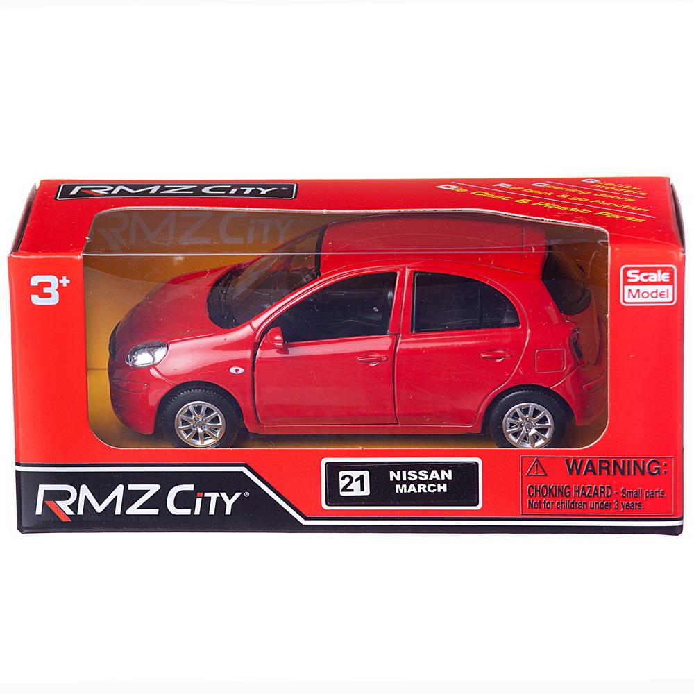 Машина металлическая RMZ City серия 1:32 Nissan March (Micra), инерционная,  2 цвета в ассортименте зеленый, красный, двери открываются | купить, цена,  отзывы