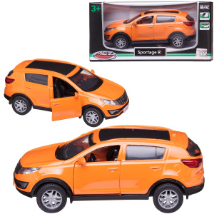 Машинка металлическая MSZ серия 1:43 Kia Sportage R, цвет терракотовый, инерционный механизм, двери открываются Машинка металлическая MSZ серия 1:43 Kia Sportage R, цвет терракотовый, инерционный механизм, двери открываются