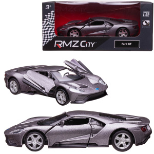 Машинка металлическая Uni-Fortune RMZ City серия 1:32 Ford GT 2019 , инерционная, цвет серый, двери открываются Машинка металлическая Uni-Fortune RMZ City серия 1:32 Ford GT 2019 , инерционная, цвет серый, двери открываются