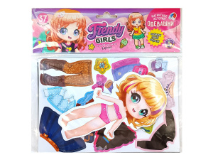 Развивающая магнитная игра Одевашки. Карина. Магнитные истории