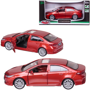 Машинка металлическая MSZ серия 1:43 Toyota Corolla Hybrid, цвет оранжевый, инерционный механизм, двери открываются Машинка металлическая MSZ серия 1:43 Toyota Corolla Hybrid, цвет оранжевый, инерционный механизм, двери открываются
