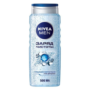 NIVEA MEN Гель для душа Заряд чистоты 500мл