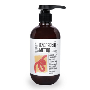 Кудрявый метод Шампунь для кудрявых волос с маслом авакадо и экстрактом гамамелиса (№01), 475мл