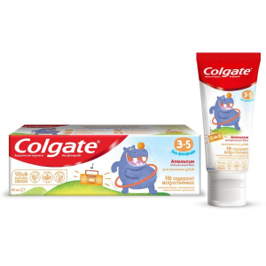 COLGATE Зубная паста Детская АПЕЛЬСИН без фтора 3-5лет 60мл