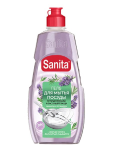 SANITA Гель для мытья Лаванда + розмарин 450 г