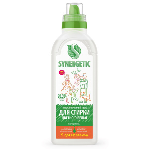 SYNERGETIC Гель для стирки Цветного белья 0,75л
